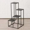 Boltze REMUS 4 pakopų metalinis gėlių stovas, 68 cm