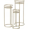 Boltze Rinkinys metaliniai gėlių vazonai RICKY, 3 vnt. 50-70 cm