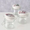 Boltze Stiklainis su porcelianiniu dangteliu MONTI, 450 ml
