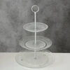 Boltze stiklinė lėkštė su trimis pakopomis, reljefas, 35 cm