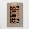 Boltze RULES kokoso pluošto kilimėlis durims, 60 x 40 cm