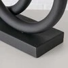 Boltze Tonis metalinė žvakidė, 34 x 33 cm, juoda