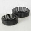 Boltze Dekoratyvinės metalinės dubenys VIKI, 2 vnt. Ø 24-30 cm
