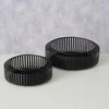 Boltze Dekoratyvinės metalinės dubenys VIKI, 2 vnt. Ø 24-30 cm