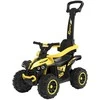 Baby Mix Mega Baby Bike su kreipiančia juosta geltona