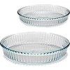Borcam Dvi apvalios kepimo formos - stiklinės, 32, 26 cm