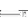Kaltas Bosch 2608690130; 280 mm; SDS-max; 10 vnt.