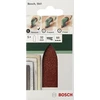 Bosch Accessories 2609256A38 Delta švitrinis popierius su Velcro, neperforuotas, grūdėtumas 80, kampo matmuo 32 mm, 5 dalys (2609256A38)