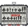 Bosch 15 daliu frezų kompl. 6 mm kotu, "Mixed"