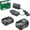 Bosch Bosch pradinis rinkinys 18 V (PBA 2,0 Ah + PBA 4,0 Ah + AL 18 V-20), įkroviklis (juodas, 2 x akumuliatoriai + įkroviklis, POWER FOR ALL ALLIANCE)