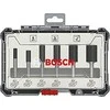 Bosch 6 daliu frezų kompl. 8 mm kotu,"Straight"