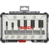 Bosch 6 daliu frezų kompl. 6 mm kotu,"Straight"