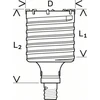 Grąžtas BOSCH CROWN SDS-MAX 82x80mm
