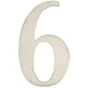 Durų numeris Haushalt SS-6, 6,2 cm x 3,5 cm, nerūdijantis plienas, nerūdijantis plienas
