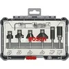 Bosch Apdailai ir kraštų apipjaustymui skirtų frezų rinkinys, 6 vnt. 6mm