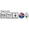 Grąžtas Bosch Mėlyna Granite Turbo CYL-5 5X100X150 mm, 1vnt.
