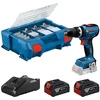 BOSCH SMŪGINIS SUKTUVAS-GRĘŽTUVAS 18V GSB 18V-65 2×4,0Ah 63/31Nm L-CASE