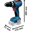 BOSCH SMŪGINIS SUKTUVAS-GRĘŽTUVAS 18V GSB 18V-65 2×4,0Ah 63/31Nm L-CASE