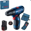 Bosch GSR 120-LI gręžtuvas 12 V 2 x 2 Ah baterija (06019G8002)