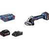 Bosch Akumuliatorinis kampinis šlifuoklis GWS 18V-7, 2x4.0Ah, GAL 18V-40