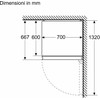 BOSCH KGN497LDF Šaldytuvas-Šaldiklis