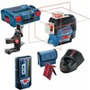 Bosch Linijinis lazerinis nivelyras GLL 3-80 C (1x2.0Ah, BM1, LR7, L-Boxx)