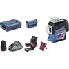 Bosch Linijinis lazerinis nivelyras GLL 3-80 C (1x2.0Ah, BM1, L-Boxx)