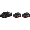 Bosch Akumuliatorius + kroviklis GBA 18V 2x4.0Ah + GAL 18V-40