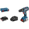 „Bosch Professional“ akumuliatorinis smūginis suktuvas „BOSCH Professional GSB 18V-28“, 18 V, 2 x 2,0 Ah, GAL 18V-20, sukamasis