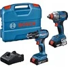Įrankių rinkinys Bosch 06019N2123 (18V-285 + GSR 185-LI); 18 V; 2x2,0 Ah akum.
