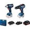 Įrankių rinkinys Bosch 06019K0003 (GDS 18V-400 + GSB 18V-50); 18 V; 1x2,0/5,0 Ah akum.