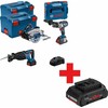 Įrankių rinkinys Bosch Rinkinys NARZÄDZI 18V GSB+GKS+GSA 1*4.0AH + 2*5.5AH