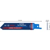 Bosch 1 Pjūklelis S522EHM Thin Tough Metal