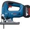 Akumuliatorinis siaurapjūklis Bosch GST 185-LI; 18 V; 2x4,0 Ah akum.