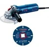 Kampinis šlifuoklis Bosch GWS 9-125 S; 125 mm; 900 W