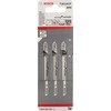 Bosch 3 siaurap.pjūkleliai T101 AOF, laminatui