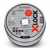 Bosch Priedai X-LOCK 2608619364 Pjovimo diskas tiesus 125 mm 10 vnt.