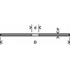 Bosch Ties pjovimo skydas ekspertas metalo 350 x 24.4mm (2608600543)