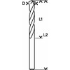 Bosch universalus cilindrinis 12 mm grąžtas (2608596058)