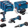 Bosch kombinuotas rinkinys 4 įrankiams 18 V baterijos
