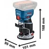 Bosch GKF 18V-8 komplektas (8 mm įvorė, įleidžiamas pagrindas, pagrindas), LB