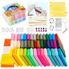 Bounn 50 spalvų plastilino rinkinys termoreaktyviam modelino moliui