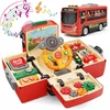 Bounn Edukacinis muzikinis autobusas raudonas vaikams