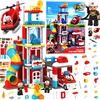 Bounn DIDELIŲ KONSTRUKCINIŲ BLOKŲ SET FIRE BRAND CITY 128 EL VAIKAMS 3 METŲ+