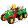 Bounn Traktorius Farmer su priekaba ir gyvūnėliais šviesa garsai (HN207103)