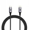 USB kabelis Bounn USB-C - USB-C 1 m juodas (BKZD_10)