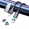 USB kabelis Bounn USB-C - USB-C + microUSB + Lightning 3 m juodas (N942)