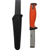 BOXER Boxer® stemmejernskniv med skede - rustfri
