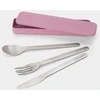 Brabantia 3 dalių stalo įrankių rinkinys Make &amp, Take Lilac Rožinė 241925