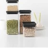 4x1 Brabantia TASTY+ Square Canister tamsiai pilka